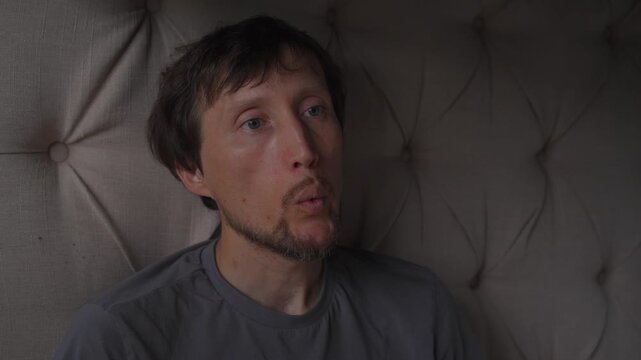 Middle aged man whistling with lips, high quality uncompressed audio recording. Clear sharp sound and natural expression. Human sound, communication and everyday lifestyle concept.