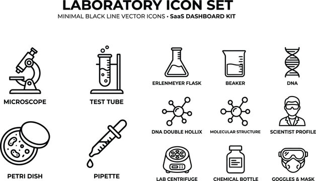 Creative Flat Icon set design