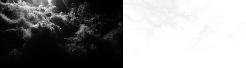 Clouds drift slowly across the sky on a bright day while casting shadows on the ground below © Liubov