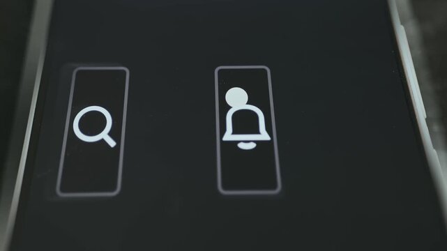 Bell icon signaling a notification