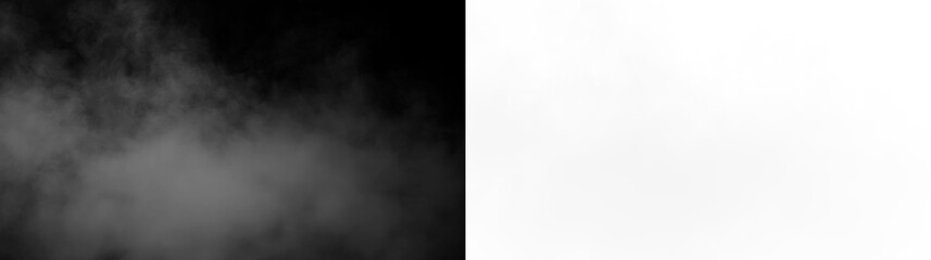 Fototapeta premium Fog surrounds the area creating a misty atmosphere on a transparent background during an unspecified time