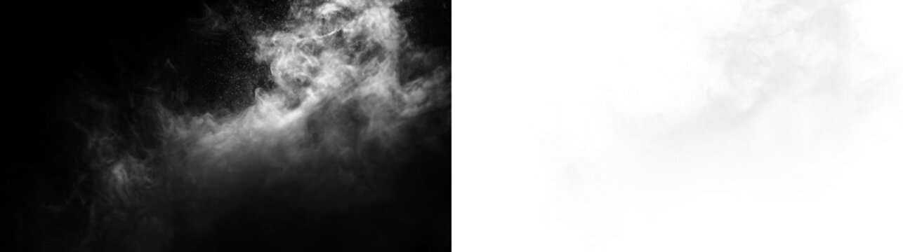 Clouds moving slowly across a clear sky with a soft focus effect during the day