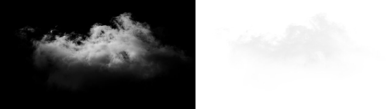 Cloud floating in the sky above a clear and flat landscape during daytime in a calm environment with no distractions around