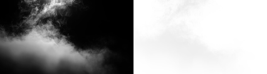 Fototapeta premium Clouds float softly across the sky during the day with a transparent background for digital use