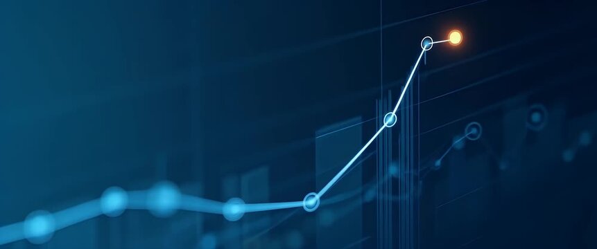Comprehensive sales performance insights leverage data analytics and trend evaluation to optimize revenue strategies and enhance market competitiveness in  Photo Stock  Concept  and empty space on the