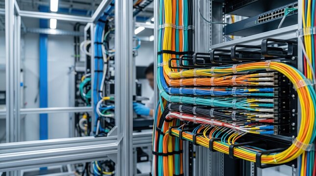 Fiber Optic Cable Management for Data Center Infrastructure and Digital Connectivity