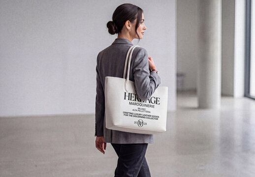 Luxury Leather Bag Mockup