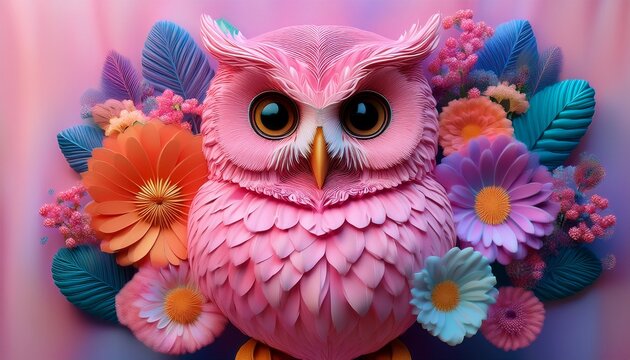 Pink Owl Images – Browse 35,733 Stock Photos, Vectors, and Video