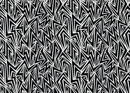 Abstract mono art poly pattern background. Vector illustration art backdrop