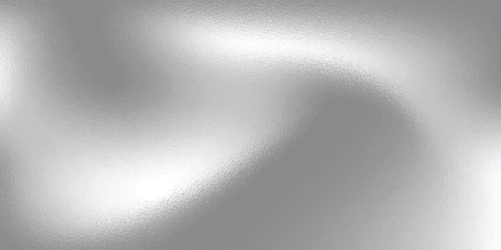 Luxury liquid silver foil texture with metallic chrome reflection background design
