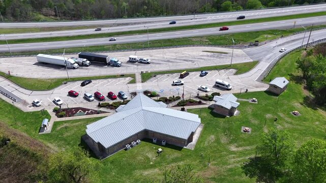 Highway Travel and Rest Stops in West Virginia