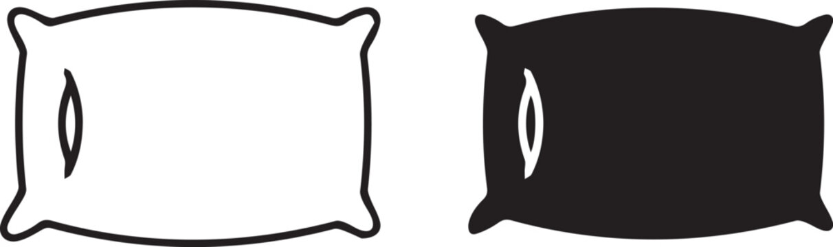Fish shaped pillows in black and white