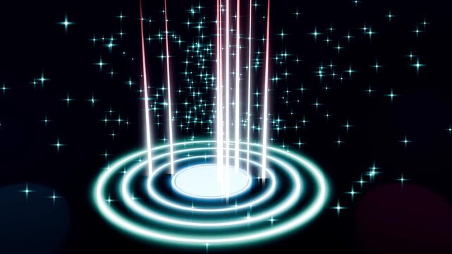 HUD futuristic circle tech bg able to loop endless 4k
