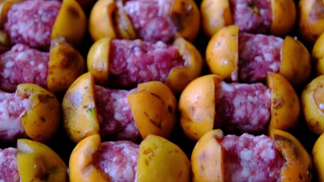 Turkish kebab, Gaziantep-style loquat kebab
