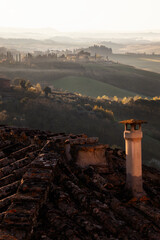 Fototapeta premium toscana, val de orcia