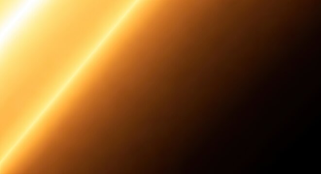 Abstract Golden Light Ray Pixelated Background.