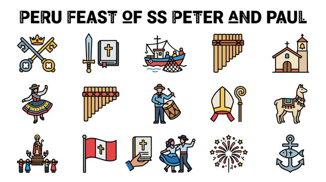 Peru Feast St Peter and Paul Icons: Culture, Religion, Celebration