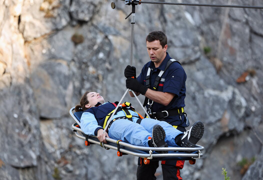 Vertical Rescue with Aerial Lift