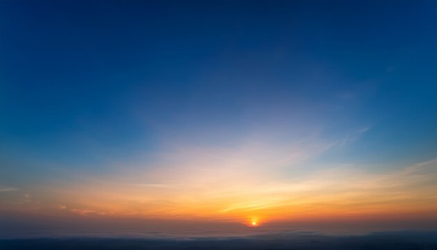 abstract gradient sunrise in the sky with blue and orange natural background sunrise sky blue orange abstract gradient