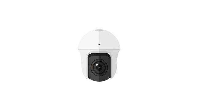 Modern High Definition Security Dome Camera Unit.
