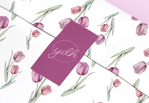 issue Paper Wrap Mockup with Retail Sticker Closure