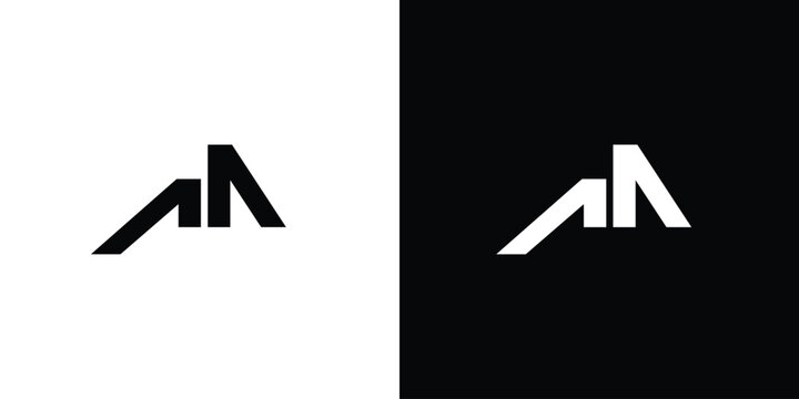 unique and modern letter M initials logo design