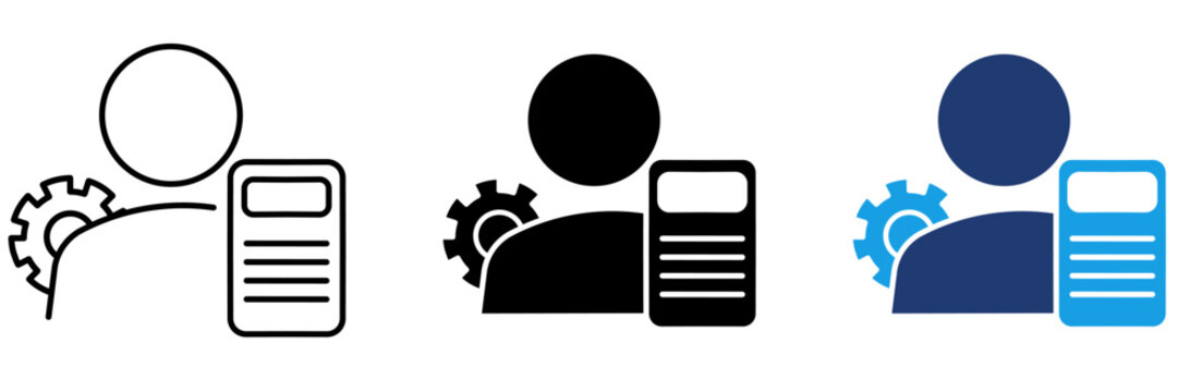 Database Administrator Server Icons.