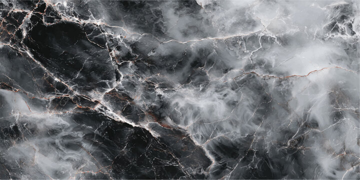 A dramatic black and white texture of a dark storm sky with clouds and fog blending into a motion backdrop of water flowing over rocks