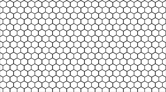 Hexagon honeycomb seamless pattern vector illustration with geometric design modern texture patterns