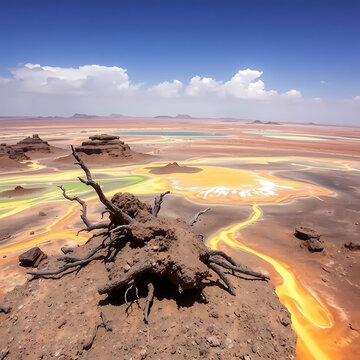 devastated nature