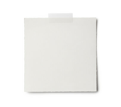 Taped deckle edge paper mockup for stationery layout and handwritten message scenes, with blank sheet space for invitation draft, journal prompt, note card, craft packaging or memory keepsake