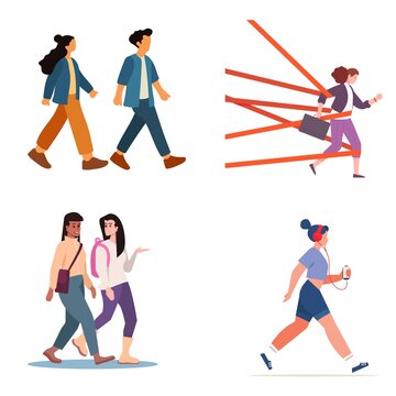 Walking People Collection