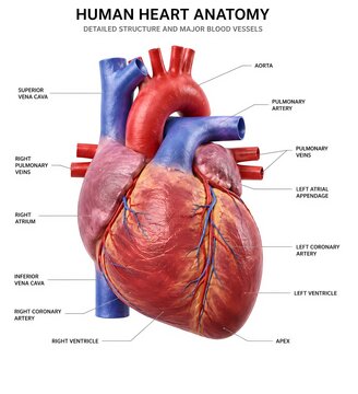 human heart anatomy