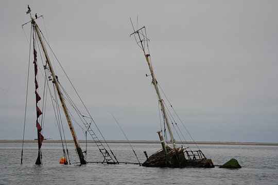 Wreck in Walvis Bay, Namibia