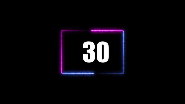 loading icon neon light rectangle frame white color Animation. 77 Download progress, interface white color Animation.
