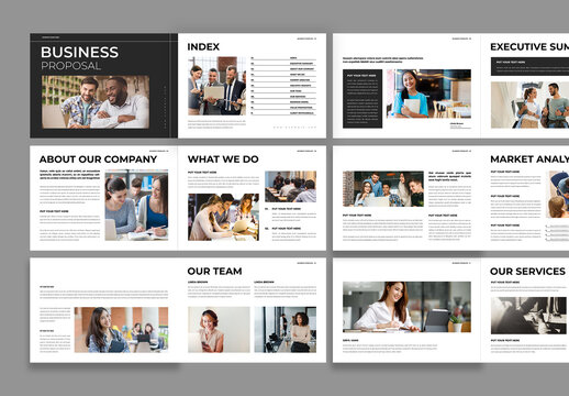Business Proposal Template Design