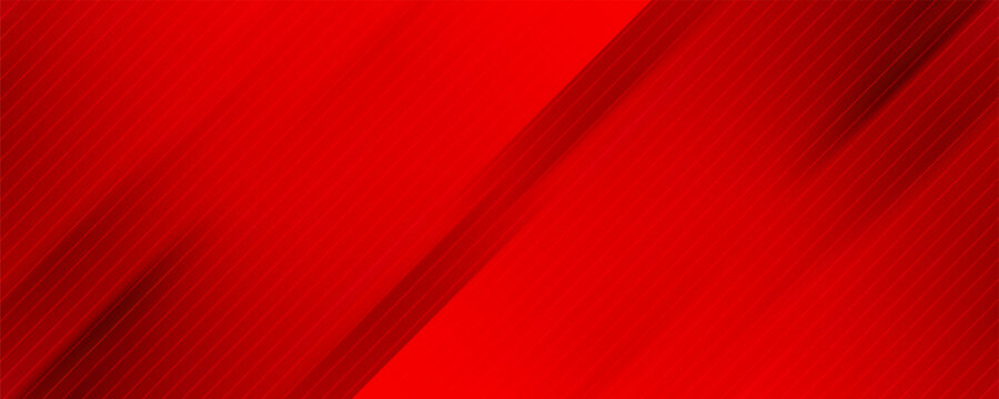 Abstract red background with stripes and space for text.