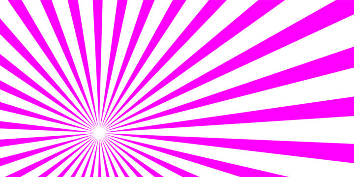 Backgrounds ray or abstract sun rays. Sun Sunburst Pattern. Vector illustration. Sun rays. Proton purple color. Old paper with stains