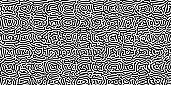 Turing Abstract Pattern, suitable for any business. White and blue color diffusion reaction seamless pattern.An abstract Reaction-diffusion or Turing pattern formation, coral reef, natural texture,
