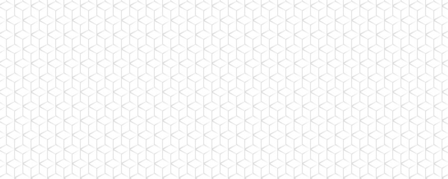 Abstract cube hexagon shape background. Vector banner design. Hexagons pattern.