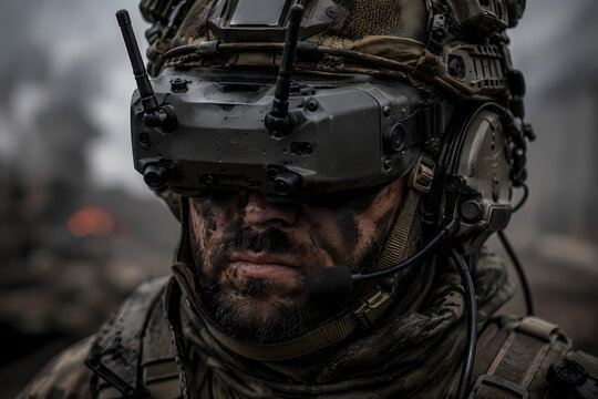 FPV drone pilot soldier