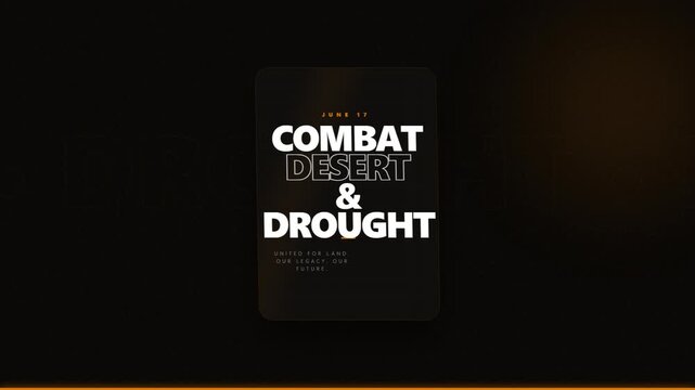 Combat Desert & Drought - Hope For Land And Living Things