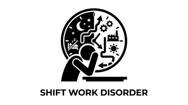 Person with Shift Work Disorder Symptoms.