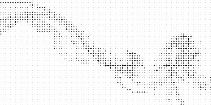 Black Plus Signs and Dots Abstract Texture, Modern Cross Symbol Dot Pattern Background