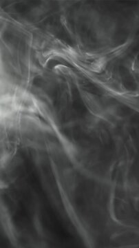 Thick white smoke. Filmed on a high-speed camera at 1000 fps. High quality FullHD footage
