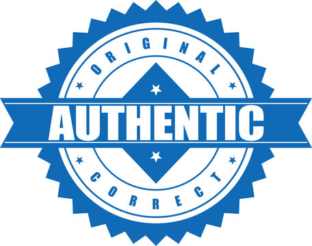 Verified Original Secure Badge - Stamp of Authenticity and Trust