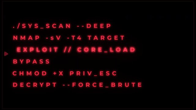 Hacker HUD interface Element with alpha channel, cyberspace and cyber security concept, Red Glow, Technology and Security, Loading screen Interaction, Malware or Red Team Overlay. Futuristic Tech. 4K.