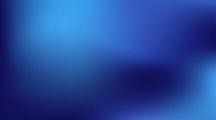 Fototapeta premium Abstract dark blue background with soft light gradient and grainy texture