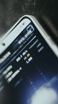 Performance monitoring interface showing key system metrics
