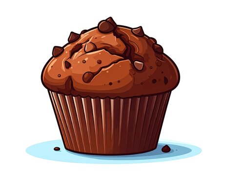 Chocolate Muffin with Chocolate Chips.